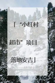“小红村超市”项目落地安吉