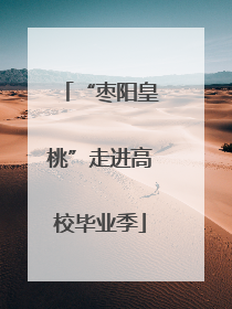 “枣阳皇桃”走进高校毕业季