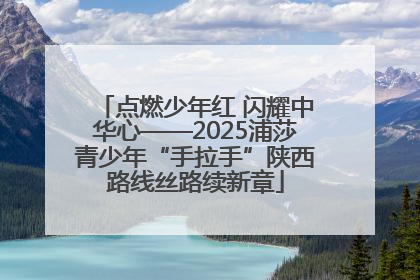 点燃少年红 闪耀中华心——2025浦莎青少年“手拉手”陕西路线丝路续新章