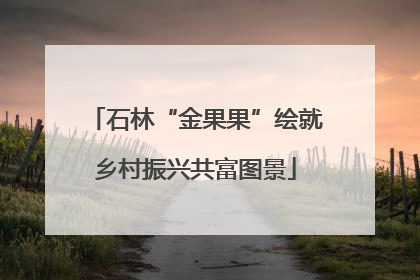 石林“金果果”绘就乡村振兴共富图景