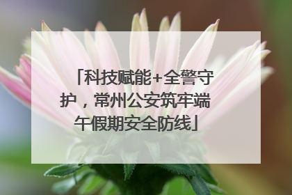 科技赋能+全警守护，常州公安筑牢端午假期安全防线