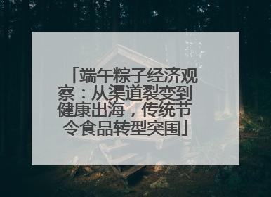 端午粽子经济观察：从渠道裂变到健康出海，传统节令食品转型突围