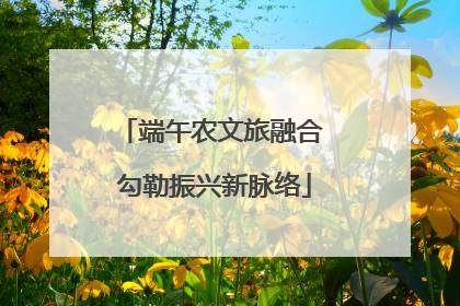 端午农文旅融合 勾勒振兴新脉络
