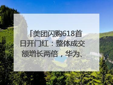美团闪购618首日开门红：整体成交额增长两倍，华为、Apple、沃尔玛等近800个品牌翻倍增长