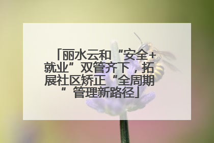 丽水云和“安全+就业”双管齐下，拓展社区矫正“全周期”管理新路径