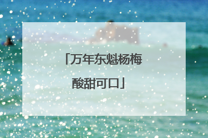 万年东魁杨梅 酸甜可口