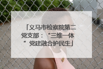 义马市检察院第二党支部：“三维一体”党建融合护民生