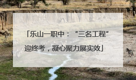 乐山一职中：“三名工程”迎终考，凝心聚力展实效