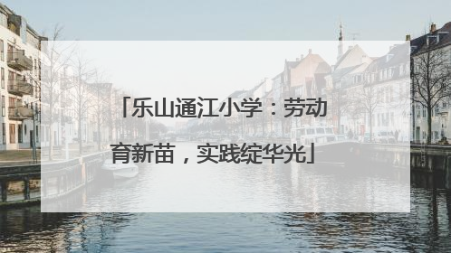 乐山通江小学：劳动育新苗，实践绽华光