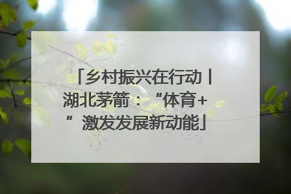 乡村振兴在行动丨湖北茅箭：“体育+”激发发展新动能