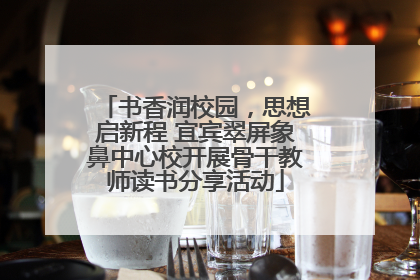 书香润校园，思想启新程 宜宾翠屏象鼻中心校开展骨干教师读书分享活动