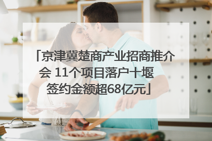 京津冀楚商产业招商推介会 11个项目落户十堰 签约金额超68亿元