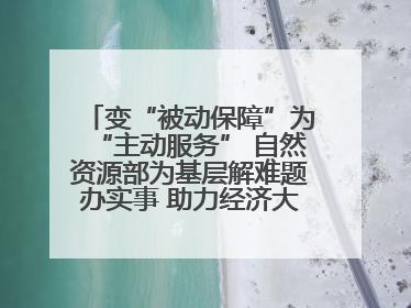 变“被动保障”为“主动服务” 自然资源部为基层解难题办实事 助力经济大省挑大梁