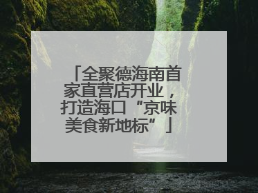 全聚德海南首家直营店开业，打造海口“京味美食新地标”