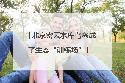 北京密云水库鸟岛成了生态“训练场”