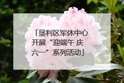 垦利区军休中心开展“迎端午 庆六一”系列活动