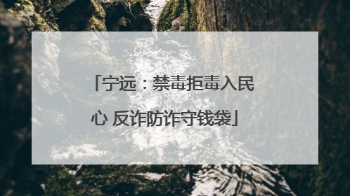 宁远：禁毒拒毒入民心 反诈防诈守钱袋