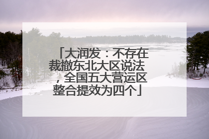 大润发：不存在裁撤东北大区说法，全国五大营运区整合提效为四个