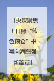 央媒聚焦！日照“蓝色粮仓”书写向海图强新篇章