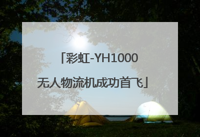 彩虹-YH1000无人物流机成功首飞