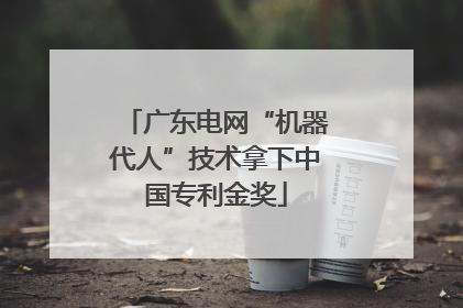 广东电网“机器代人”技术拿下中国专利金奖