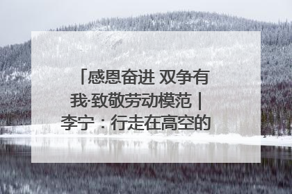 感恩奋进 双争有我·致敬劳动模范｜李宁：行走在高空的“电网卫士”