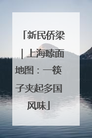 新民侨梁｜上海嗦面地图：一筷子夹起多国风味