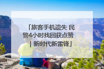 旅客手机遗失 民警4小时找回获点赞｜新时代新雷锋