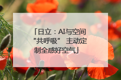 日立：AI与空间“共呼吸” 主动定制全感好空气