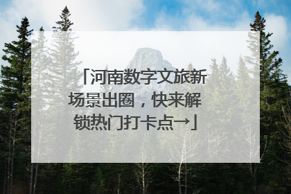 河南数字文旅新场景出圈，快来解锁热门打卡点→