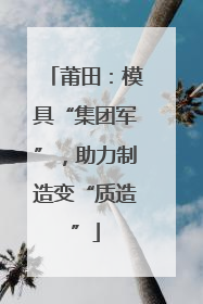 莆田：模具“集团军”，助力制造变“质造”