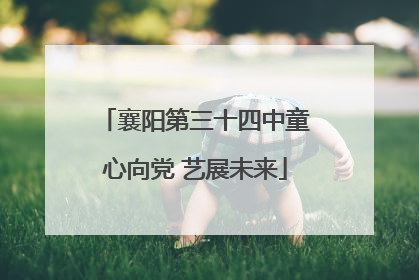 襄阳第三十四中童心向党 艺展未来