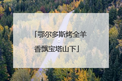 鄂尔多斯烤全羊香飘宝塔山下