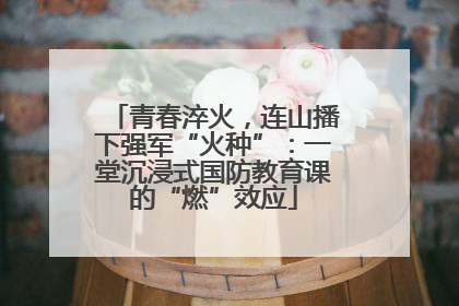青春淬火，连山播下强军“火种”：一堂沉浸式国防教育课的“燃”效应