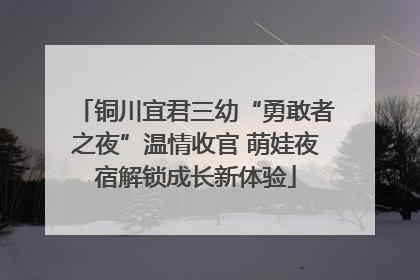 铜川宜君三幼“勇敢者之夜”温情收官 萌娃夜宿解锁成长新体验