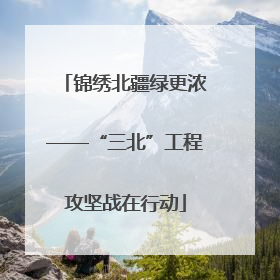 锦绣北疆绿更浓——“三北”工程攻坚战在行动