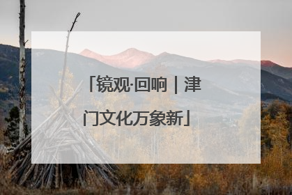 镜观·回响｜津门文化万象新