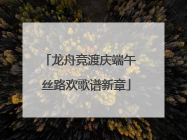 龙舟竞渡庆端午 丝路欢歌谱新章