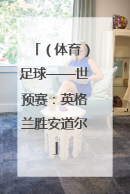 （体育）足球——世预赛：英格兰胜安道尔