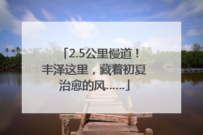 2.5公里慢道！丰泽这里，藏着初夏治愈的风……